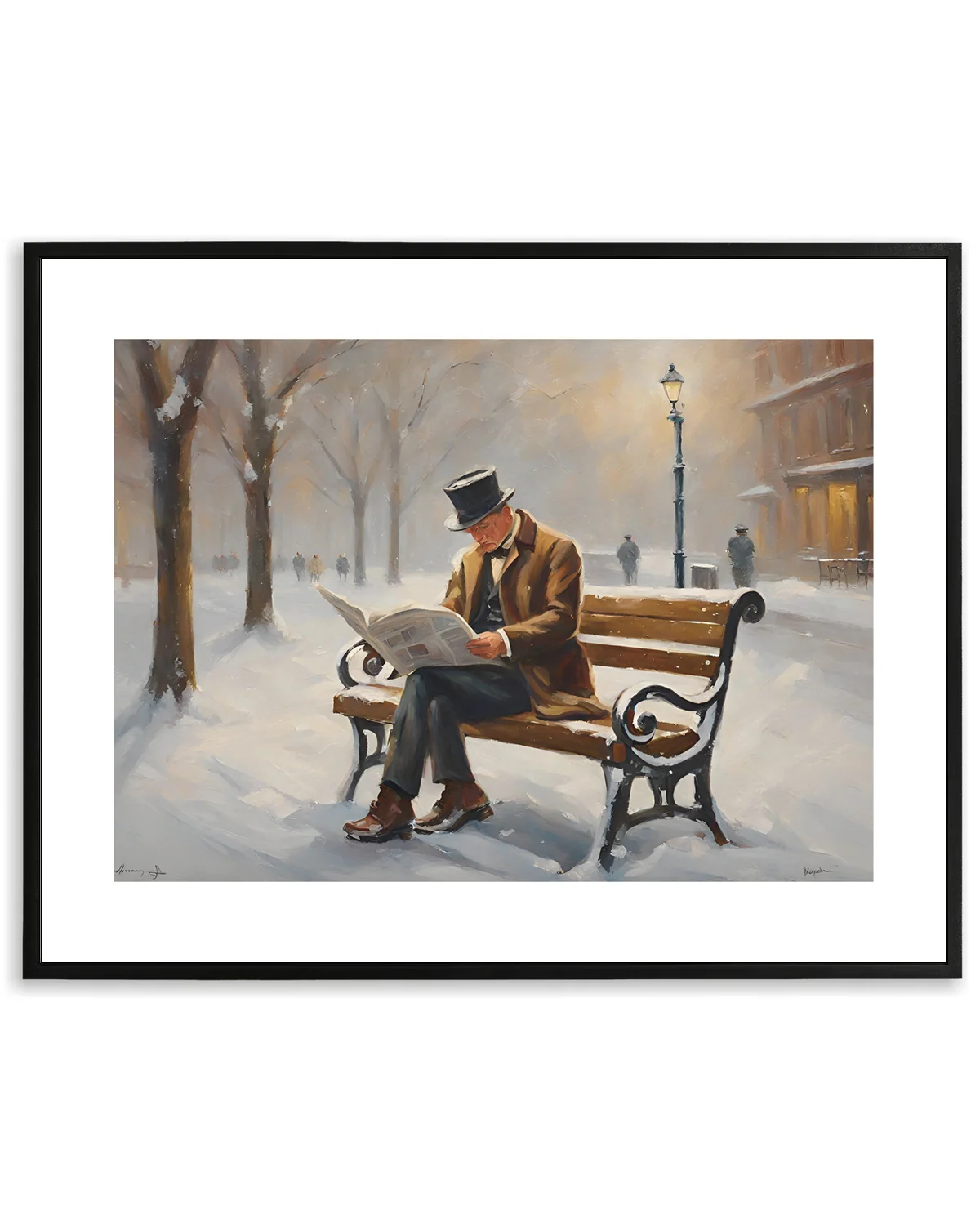 Reading on Bench