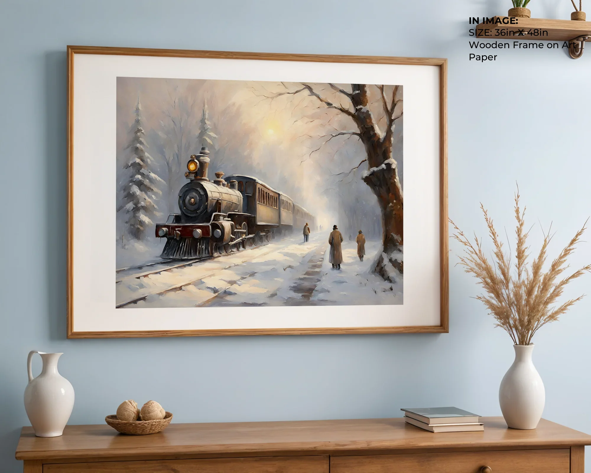 Steam Train Dusk - Gallery Image 2