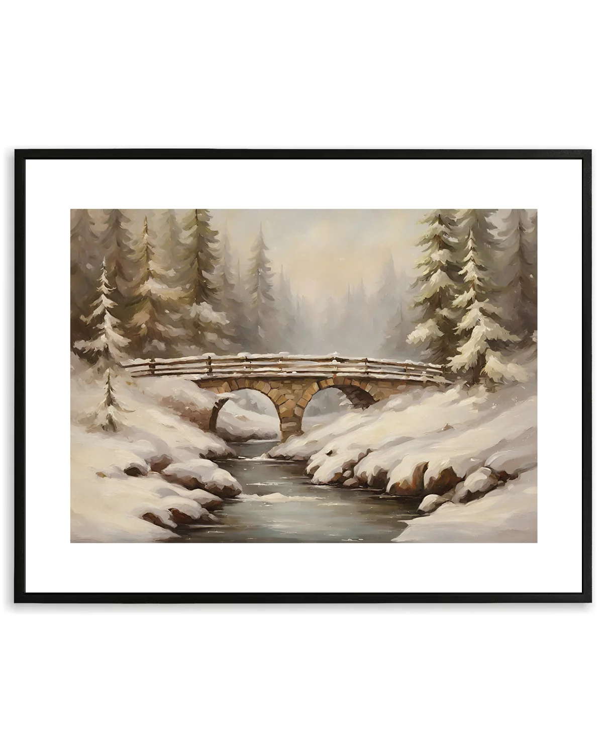 Stone Bridge Winter