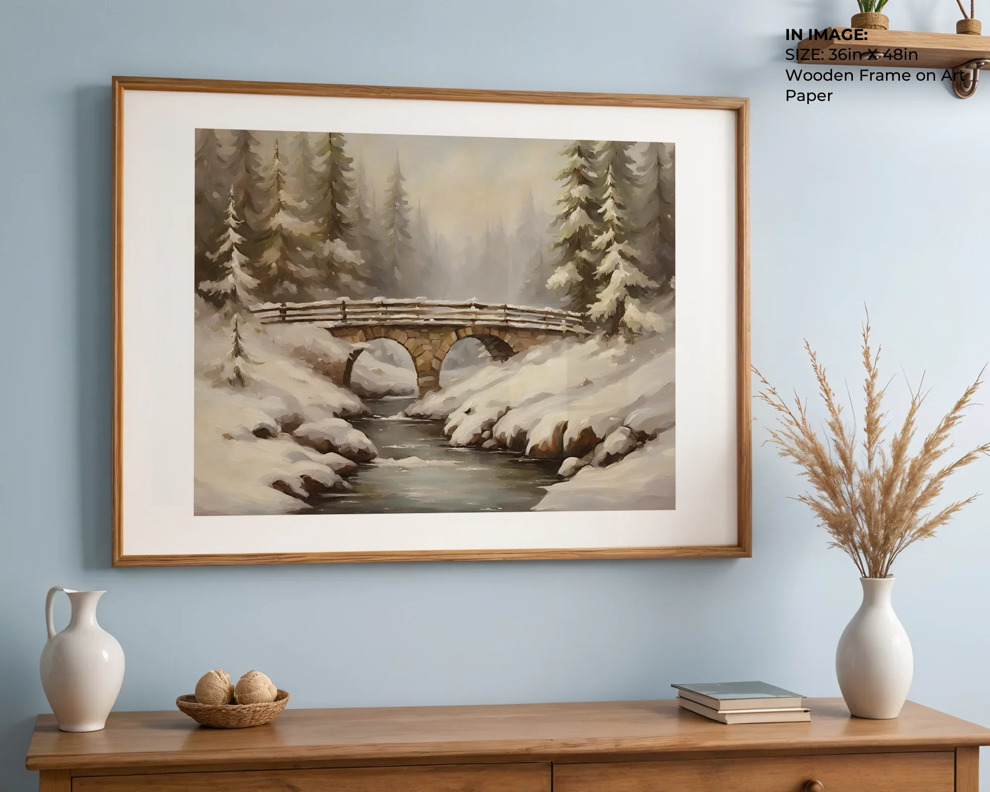 Stone Bridge Winter - Gallery Image 2