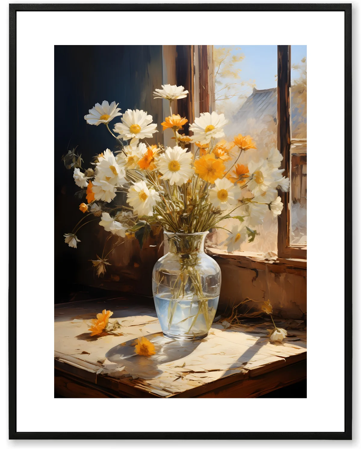 Sunlit Daisies