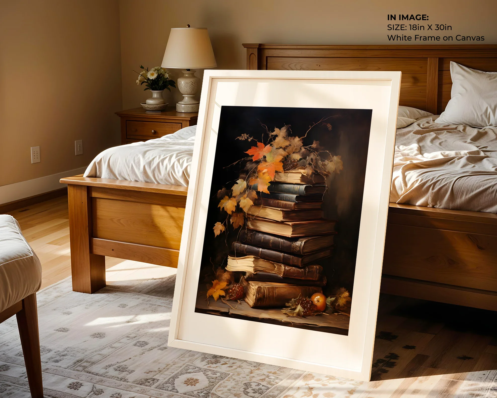 Vintage Books & Leaves - Gallery Image 1
