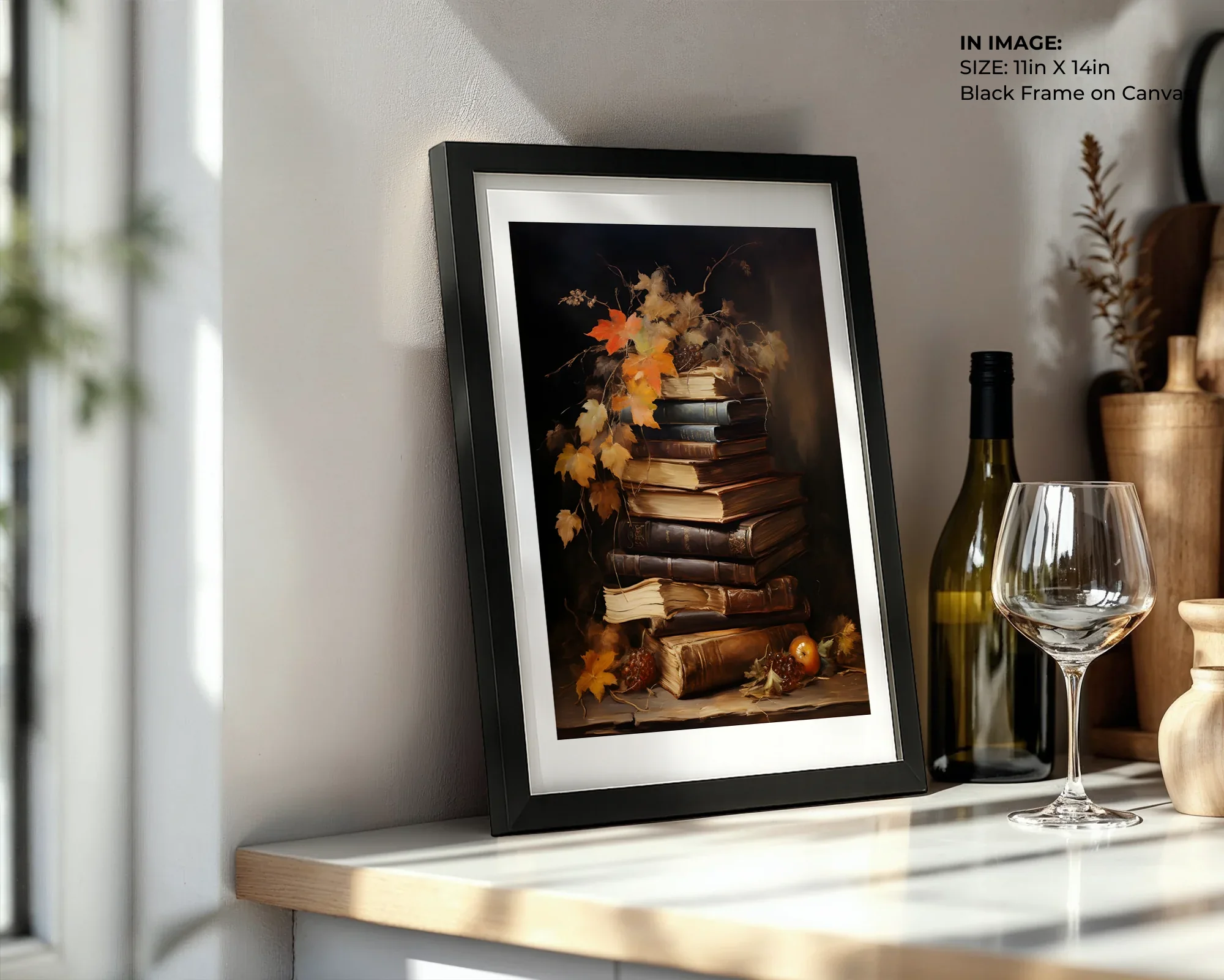 Vintage Books & Leaves - Gallery Image 2