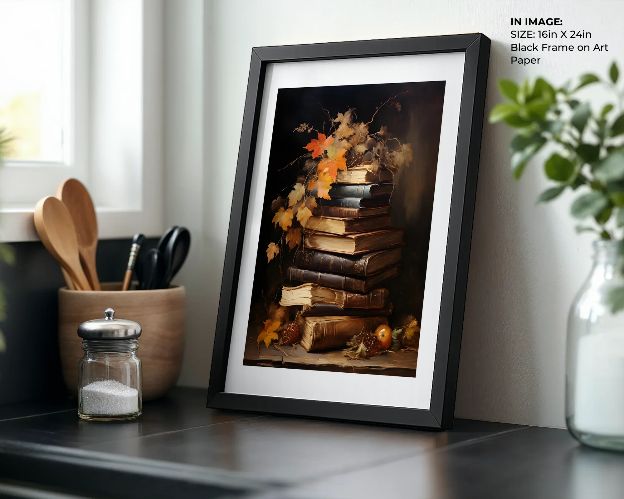 Vintage Books & Leaves - Gallery Image 3