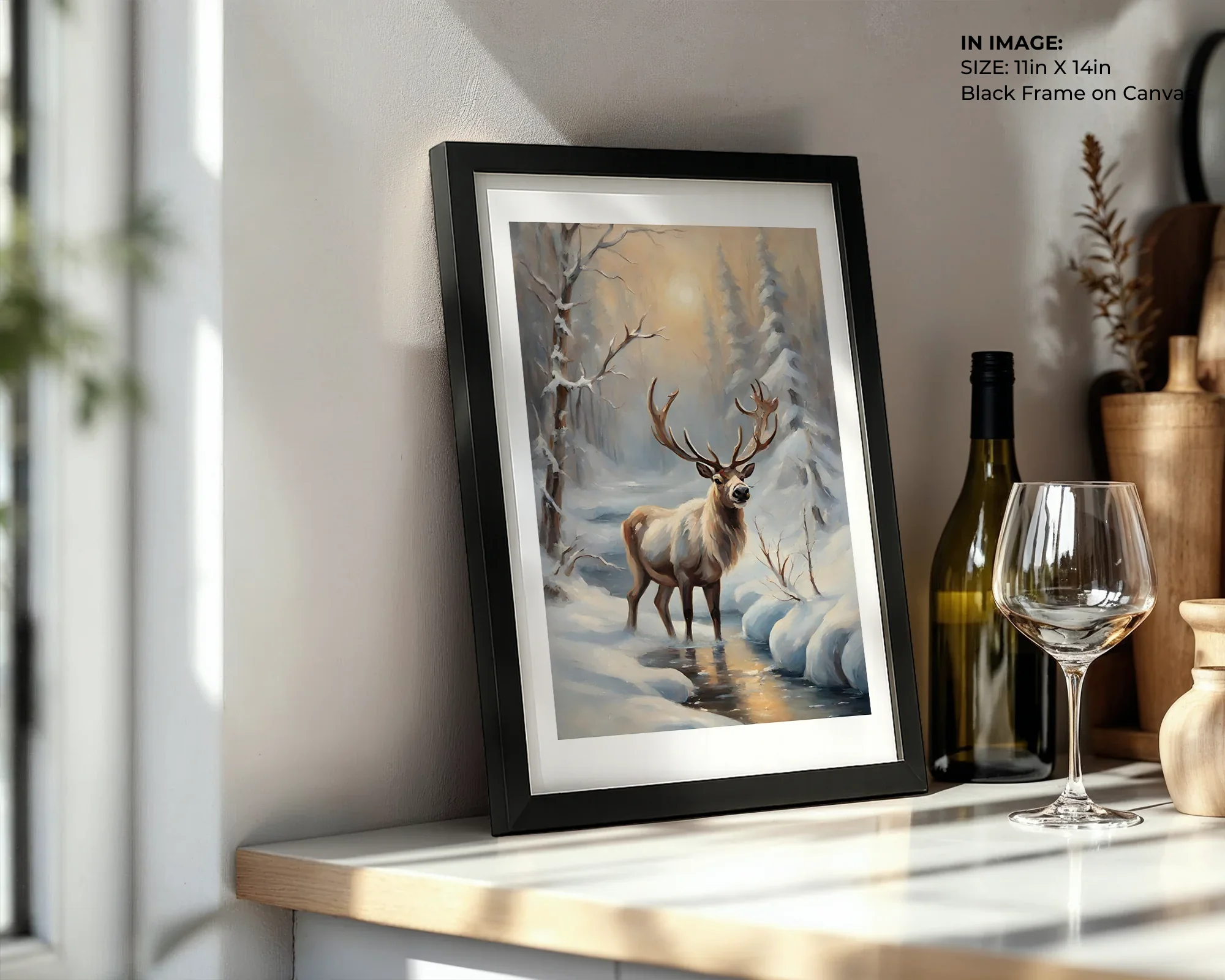 Winter Stag - Gallery Image 2