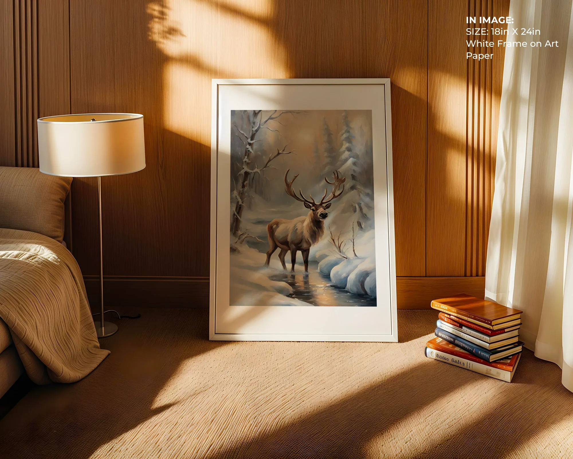 Winter Stag - Gallery Image 7