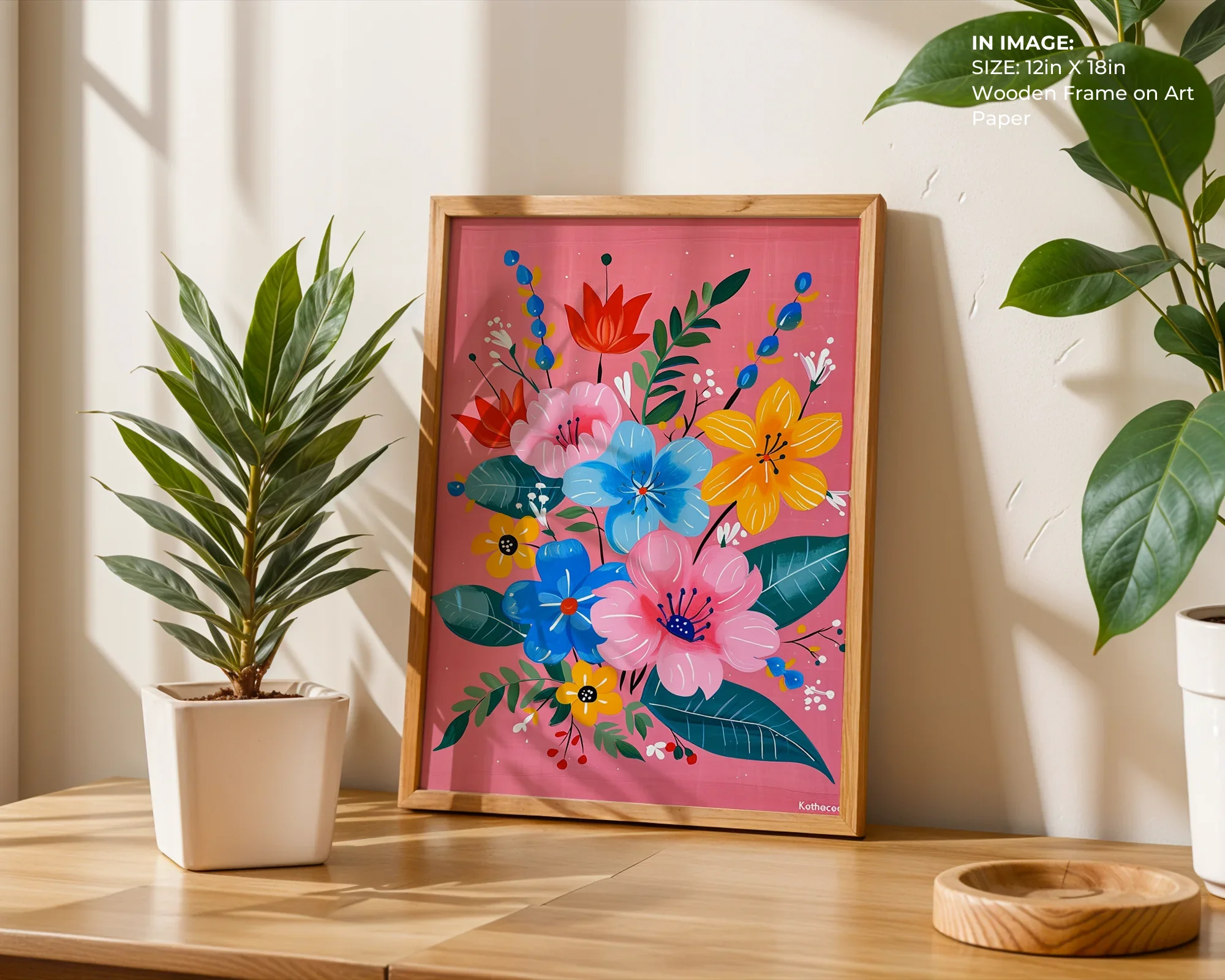Pink Floral Splash - Gallery Image 5
