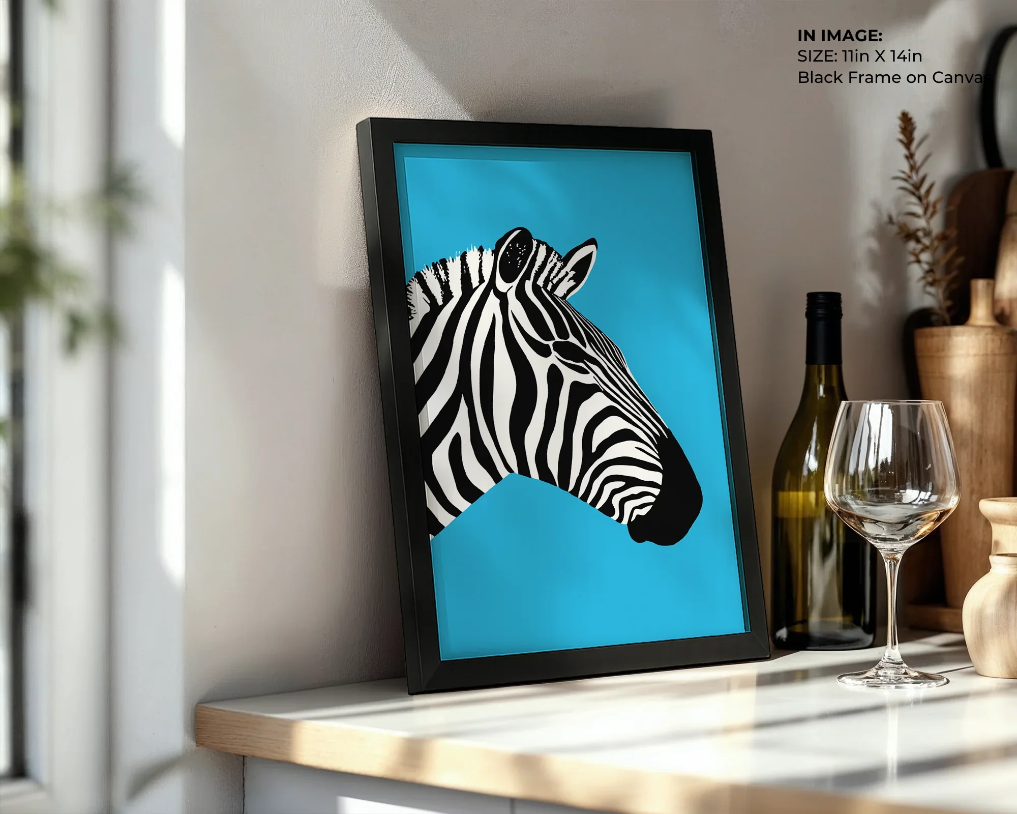 Zebra Blue - Gallery Image 2
