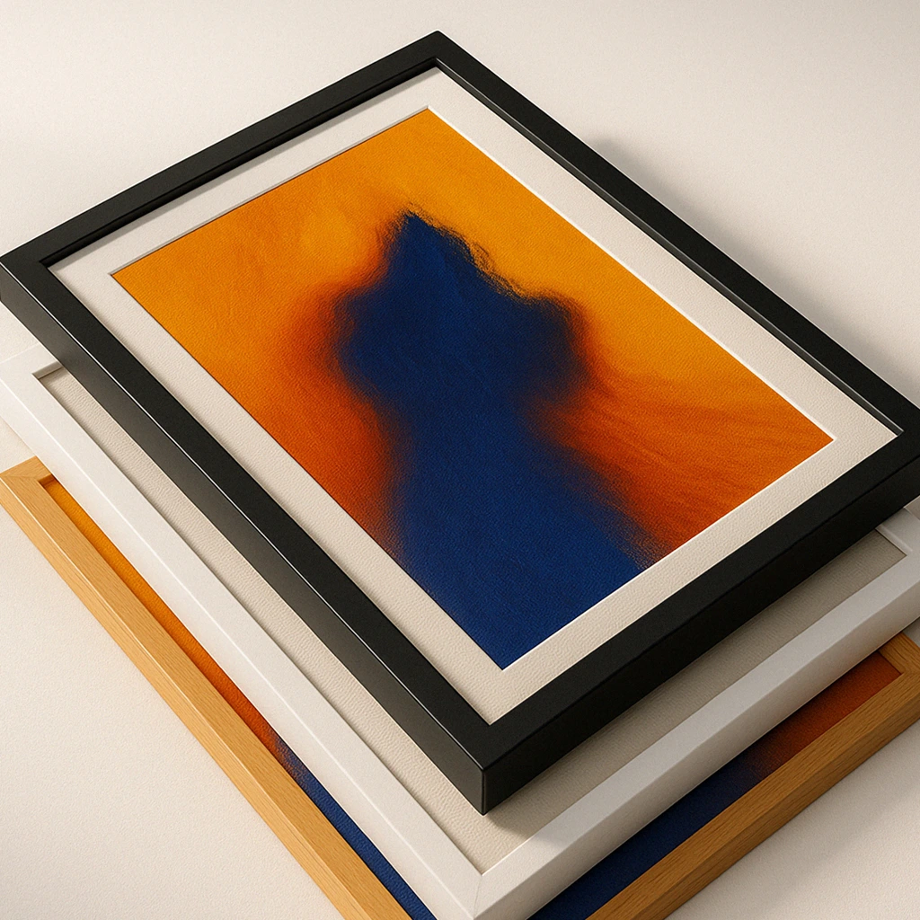 Wooden Float Frame Colour Range