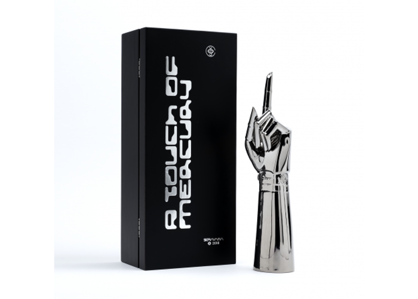 Hajime Sorayama A Touch Of Mercury Titanium Plated Porcelain Figure Silver