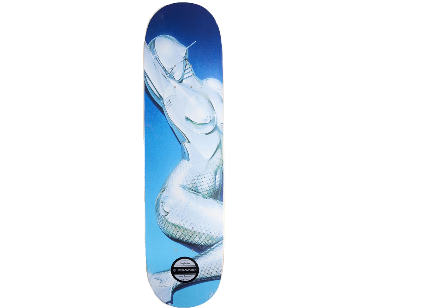Sorayama x Lane Crawford Sexy Robot Skateboard Deck Blue