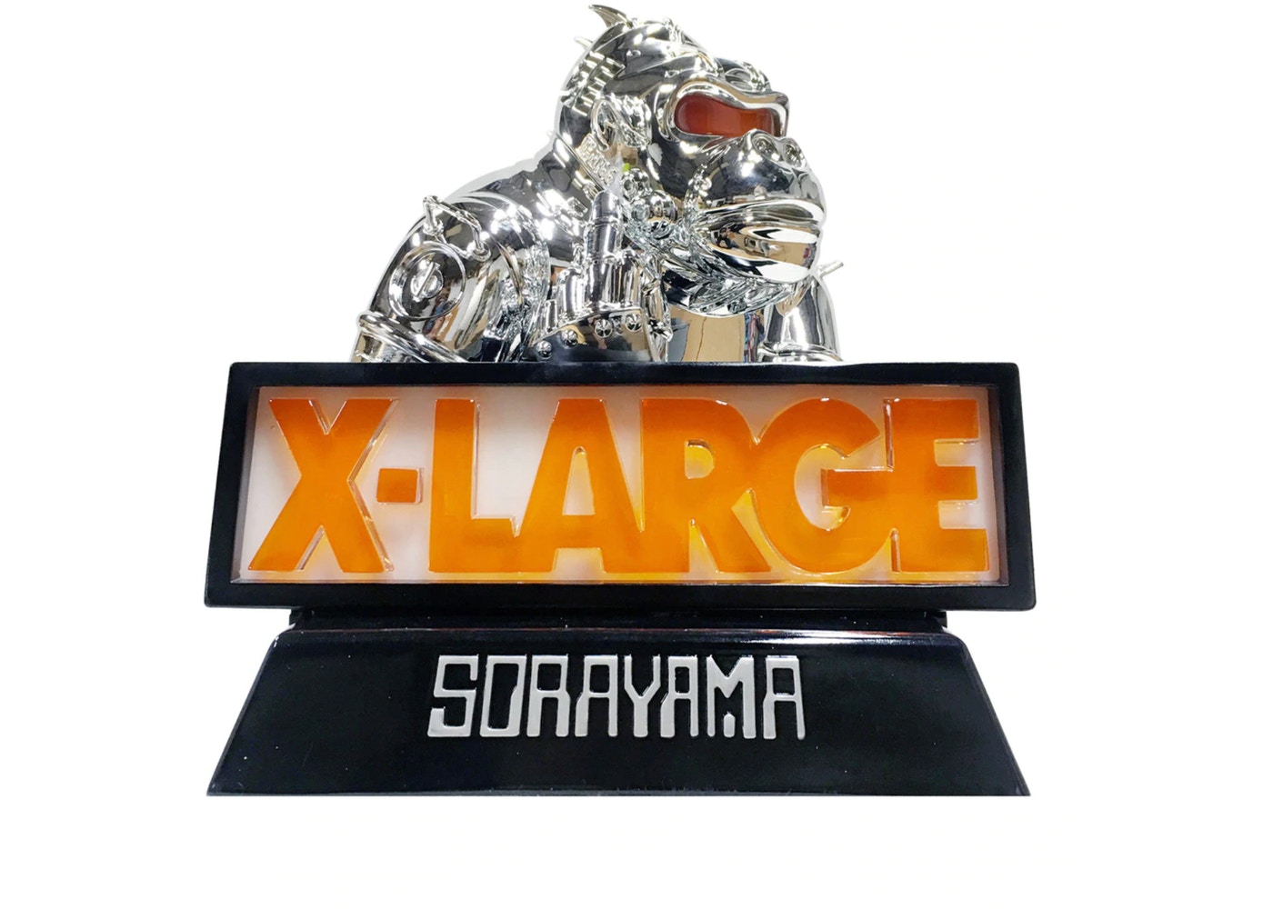 Sorayama x X-Large Robot Gorilla Lamp Multi