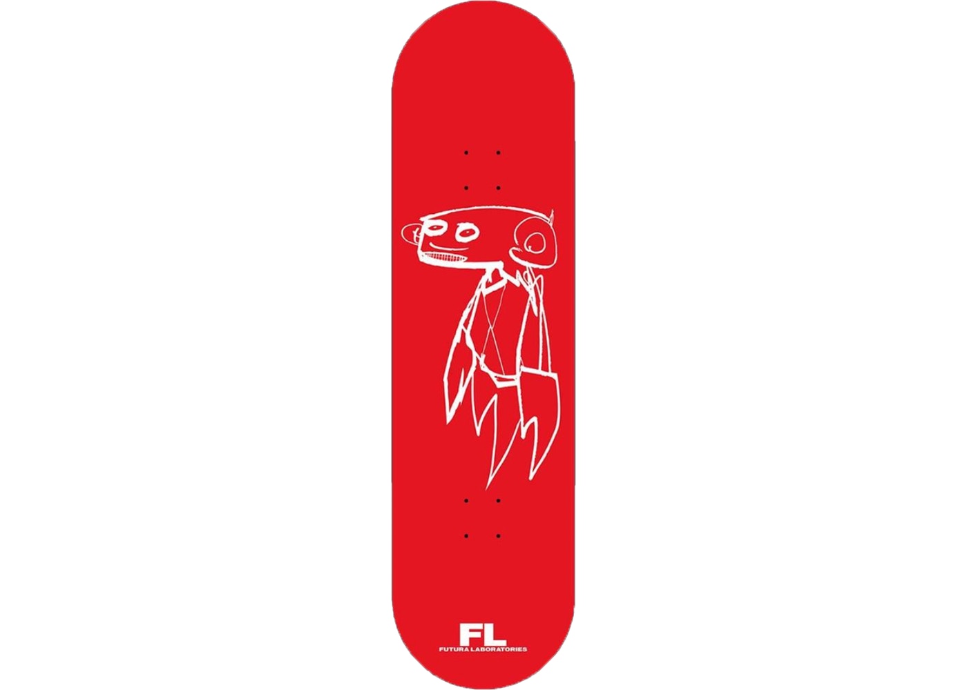 Futura Laboratories Beyond The Streets Exclusive Skateboard Deck Red