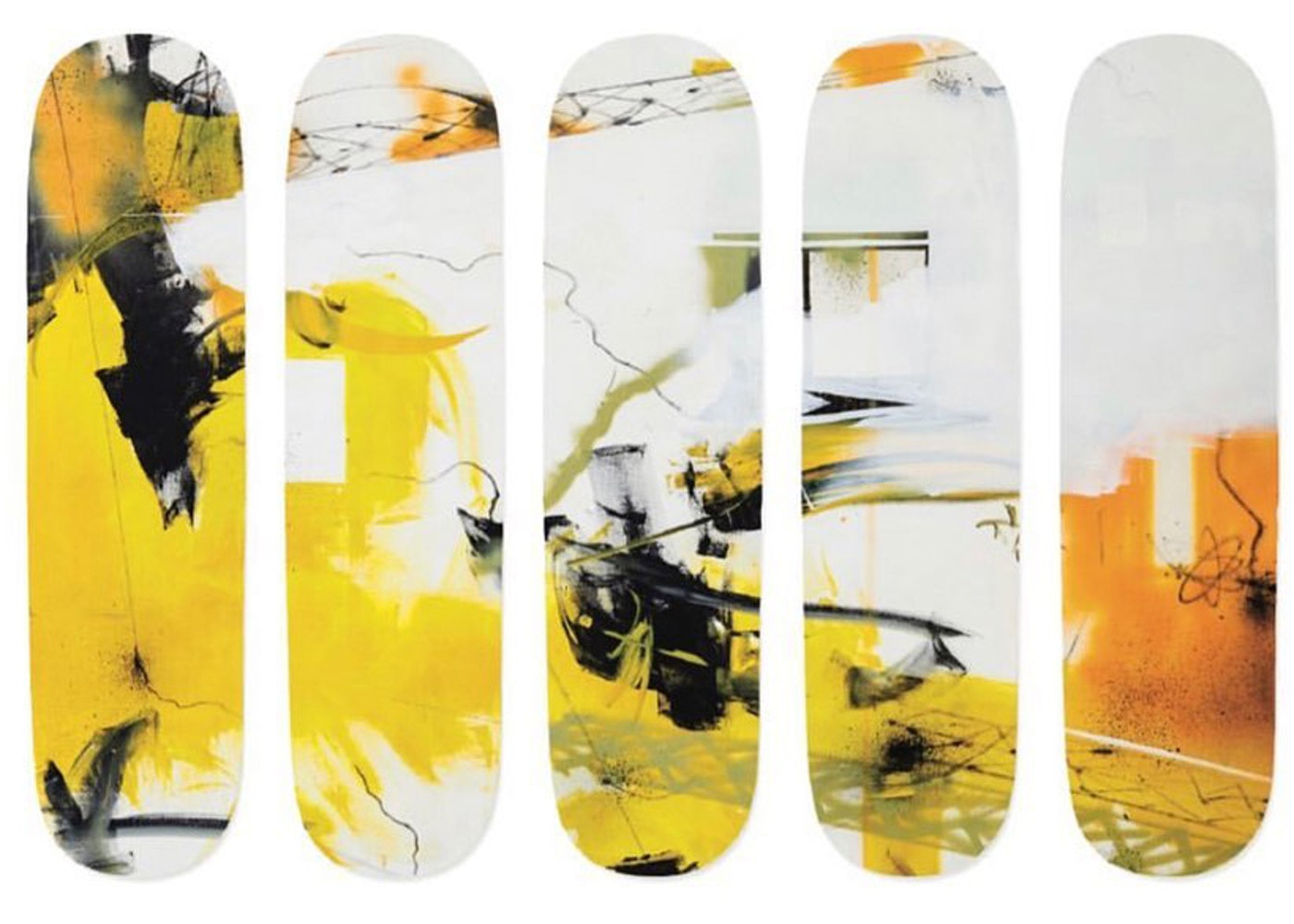 Futura x Alchemist Art Cafe Violent Treasure 5 Skateboard Deck Set