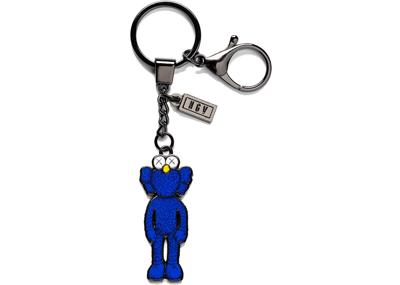 KAWS BFF Keyring Blue
