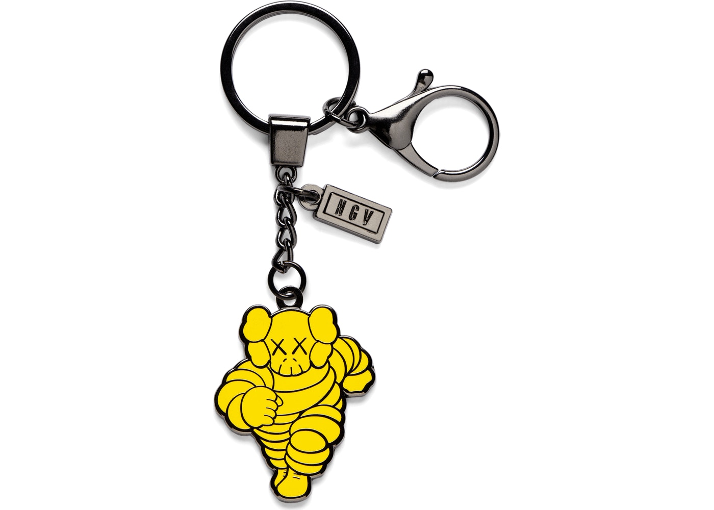 KAWS Chum Keyring Yellow