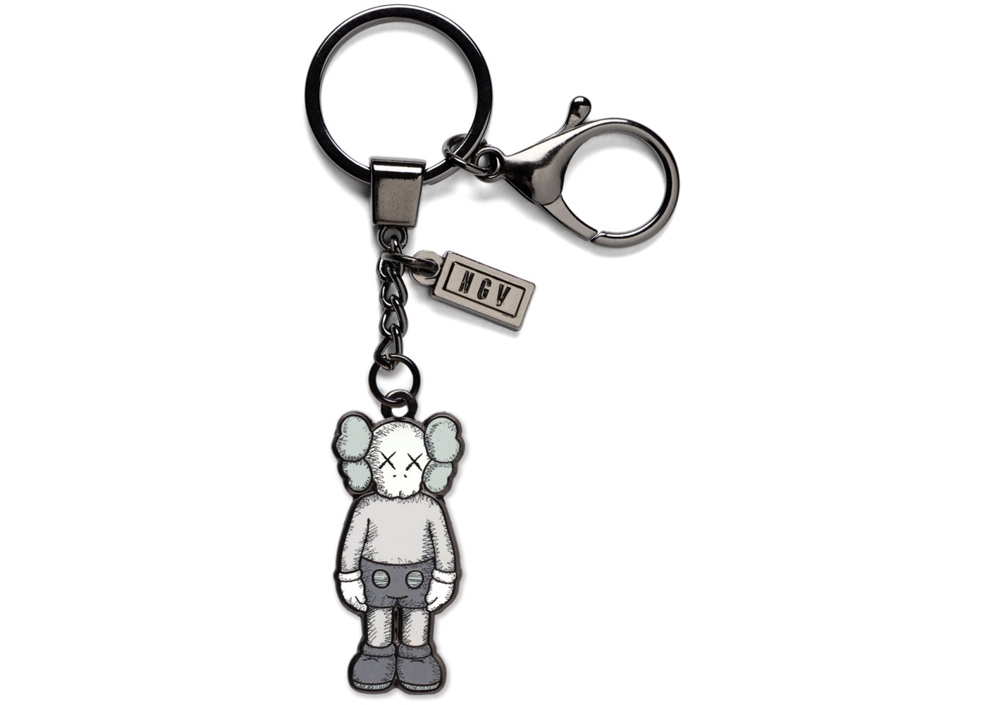 KAWS NGV Keyring Gray