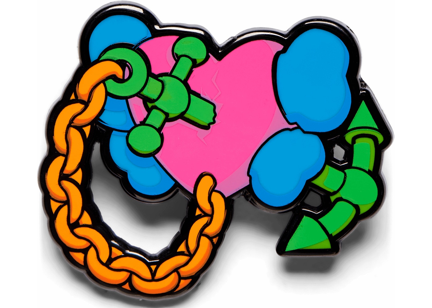 KAWS Permanent Love Pin Multicolor