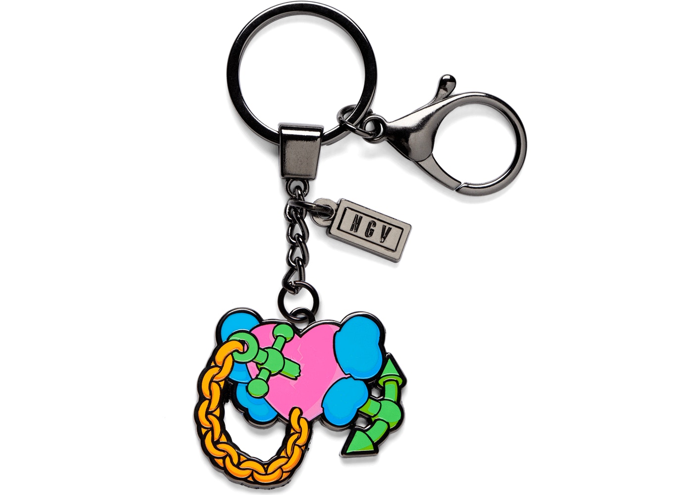 KAWS Permanent Love Keyring Multicolor