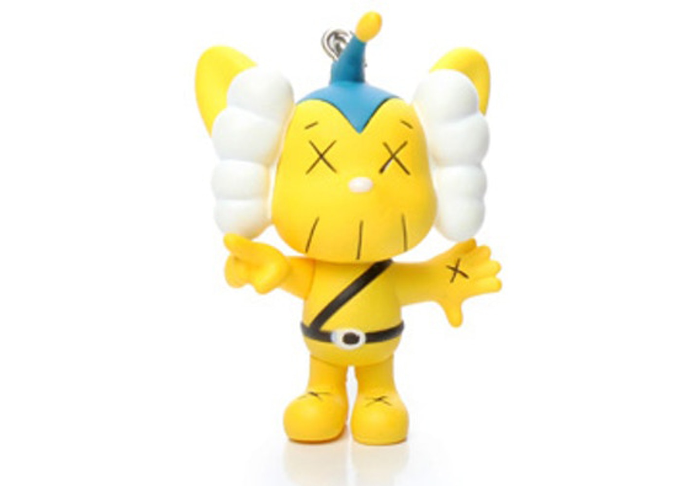 KAWS JPP Keychain Yellow