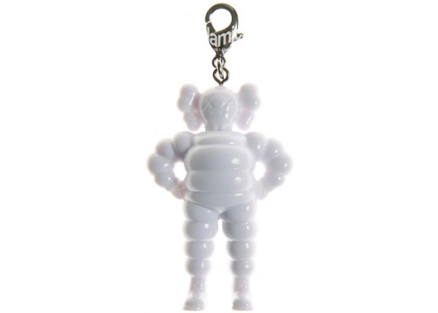 KAWS Chum Keychain White