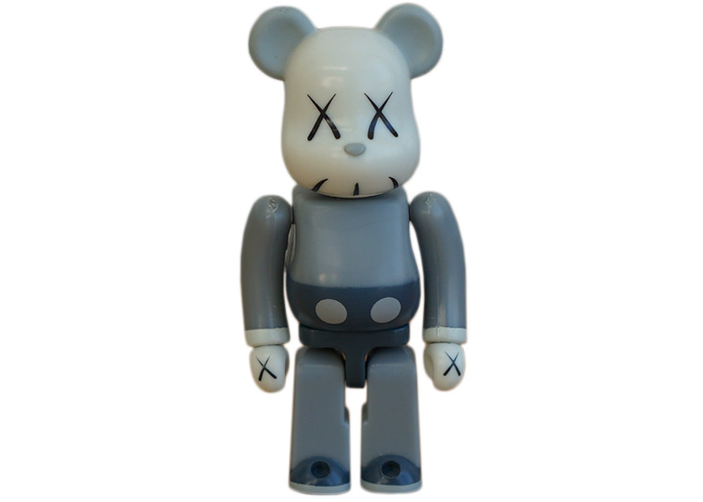 KAWS Companion Bearbrick 100% Grey/Blue