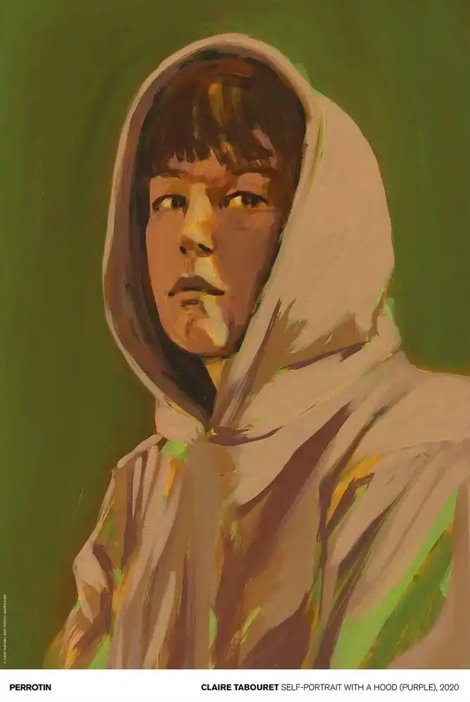 Self portrait With A Hood (Purple - Signed)