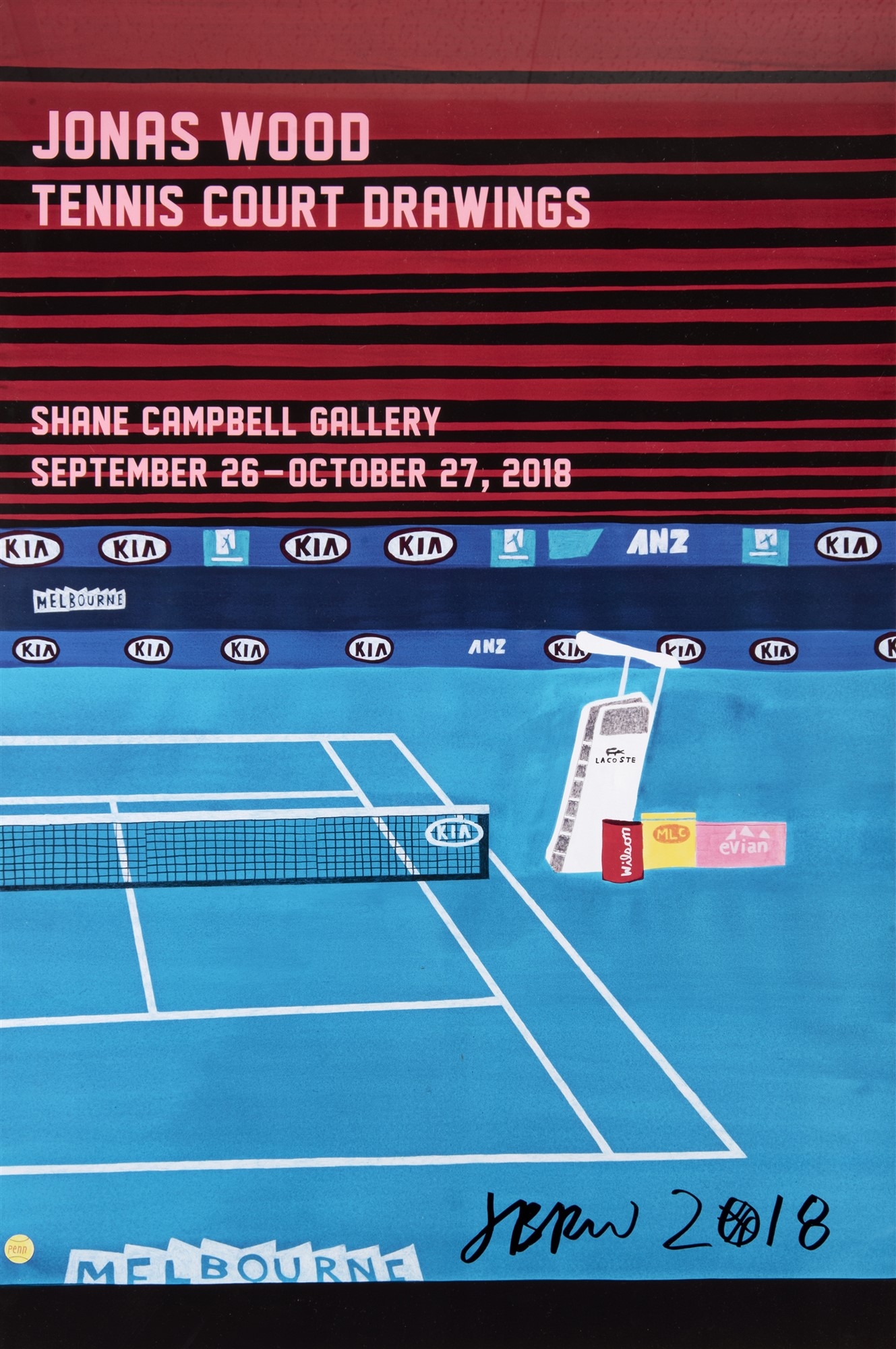 Tennis Court Drawings, 2018