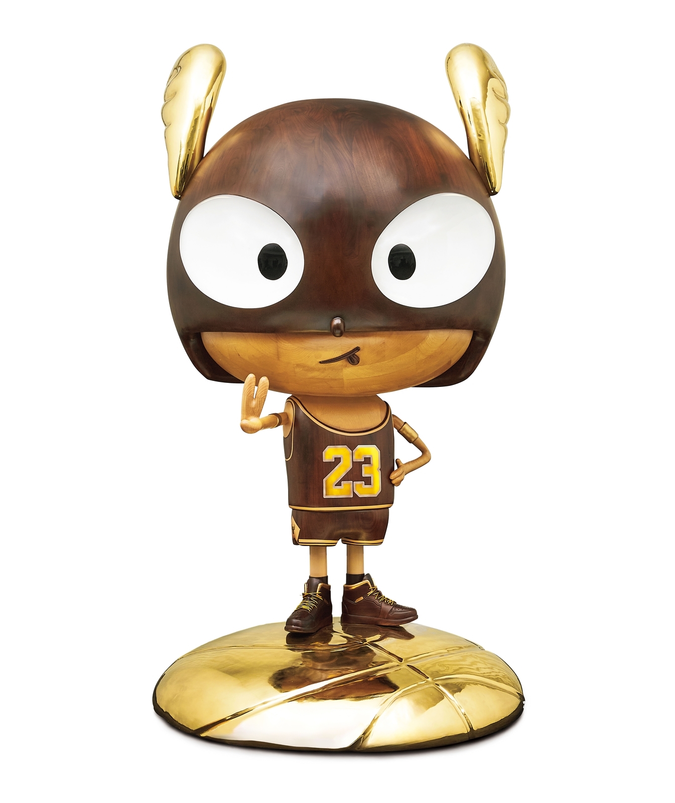 NBA Game on Exhibition - 150cm Jordan Wood Sculpture