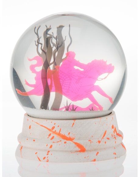 Snow Globe (Pink and White)