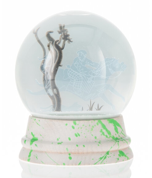 Snow Globe (Blue and White)