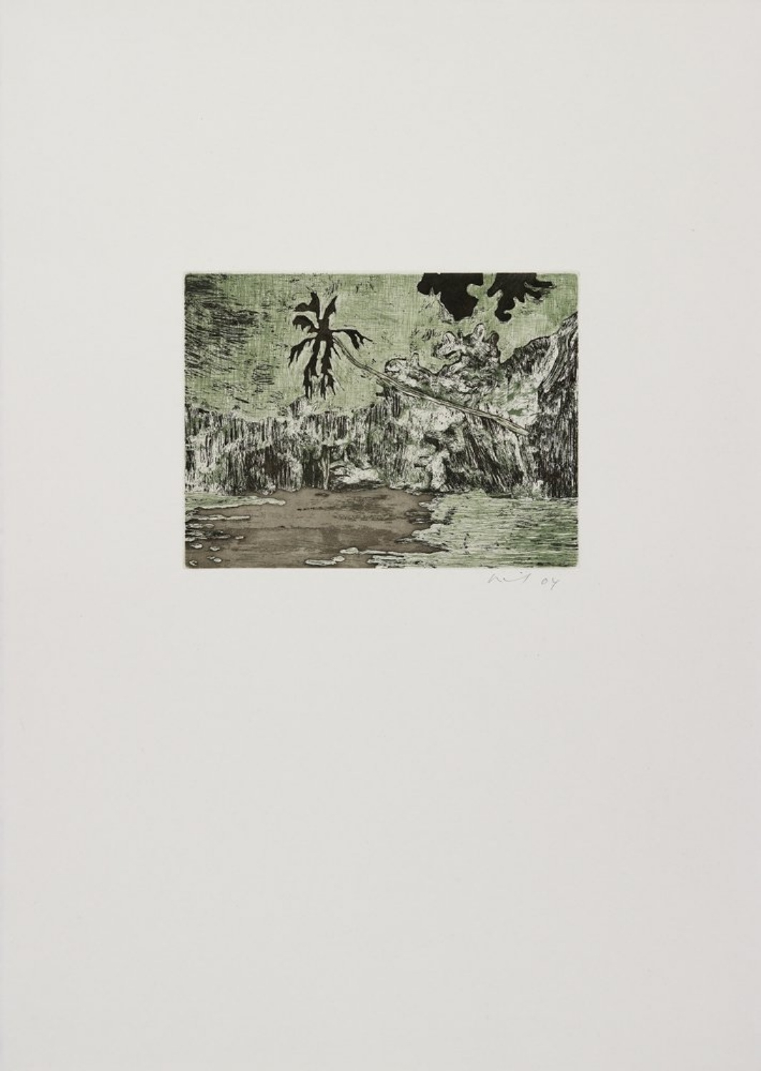 Untitled (Black Palm)