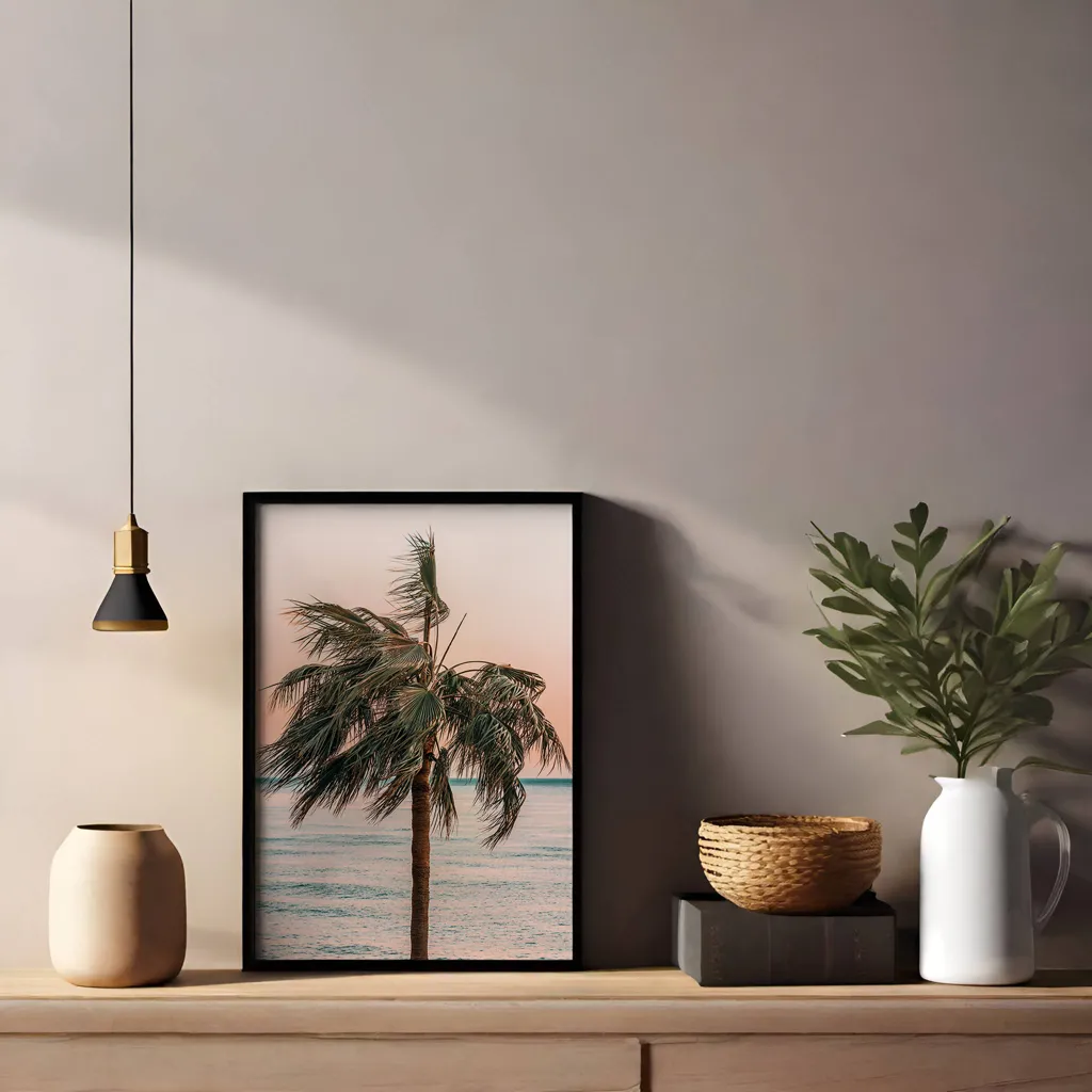 Sunset Palm