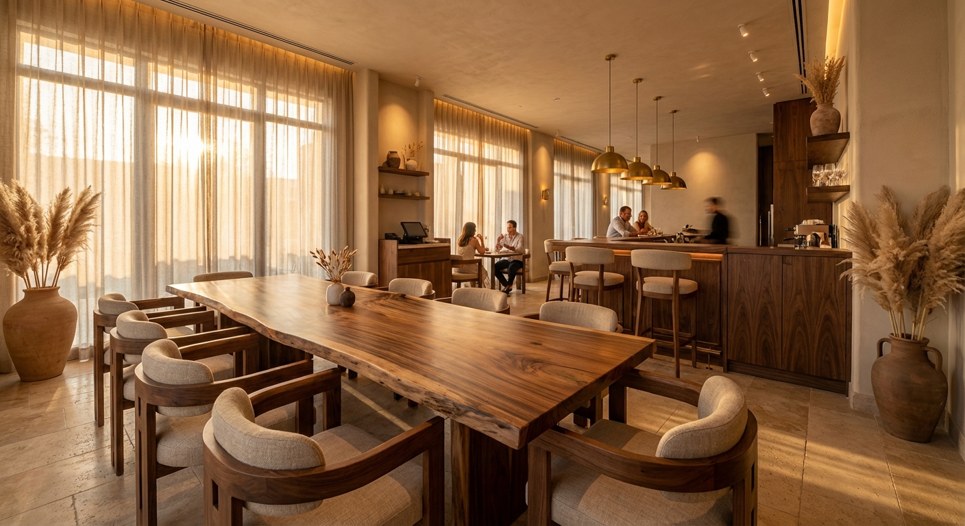 Mekanınızın Ruhu Değişiyor: 2026 Restorant ve Kafe Toptan Ahşap Masa Sandalye Trendleri