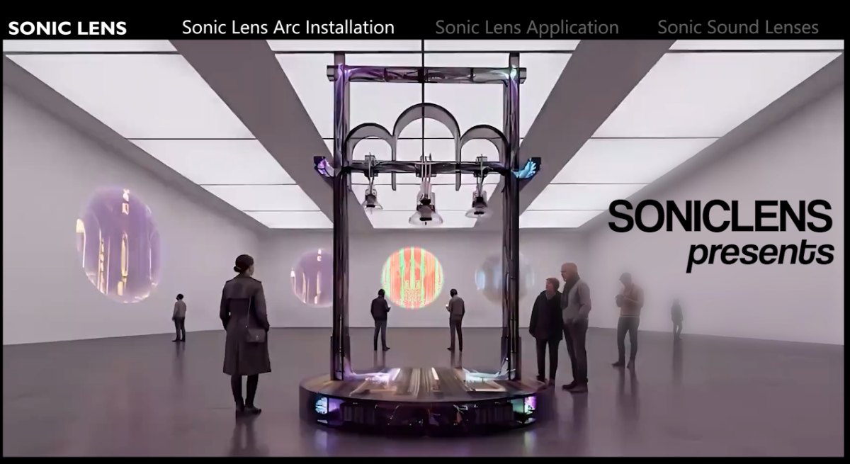 Sonic Lens Arc Installation | CODAME x Google 2026. Milan.