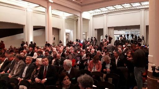 ”Freedom, freedom”, demand 200 Catalan Mayors in Brussels