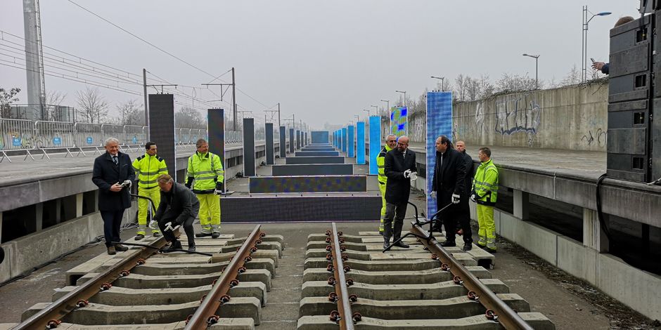 SNCB&#8217;s largest solar power plant unveiled in Flanders