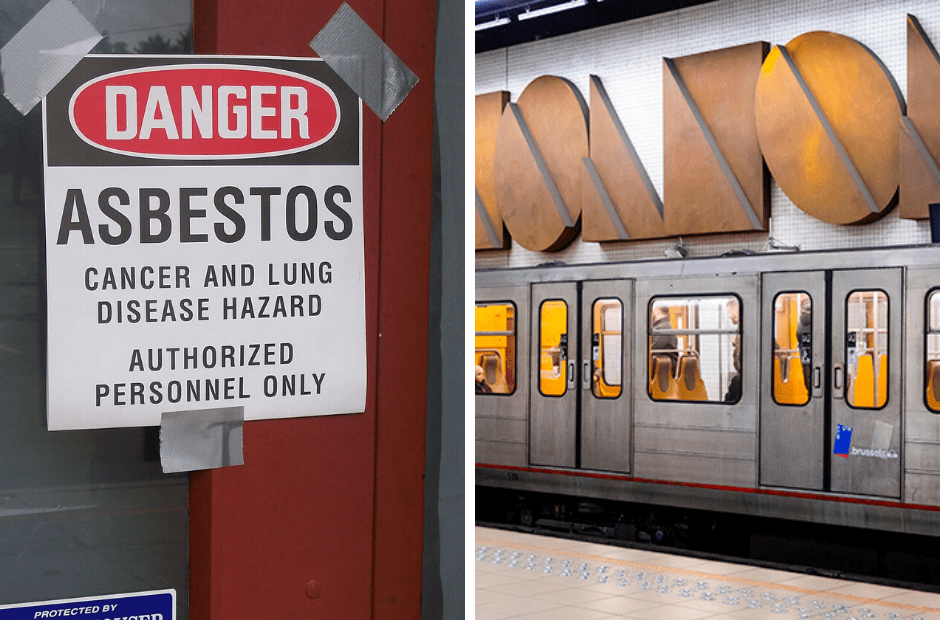 STIB staff concerned over the presence of asbestos in metro tunnels