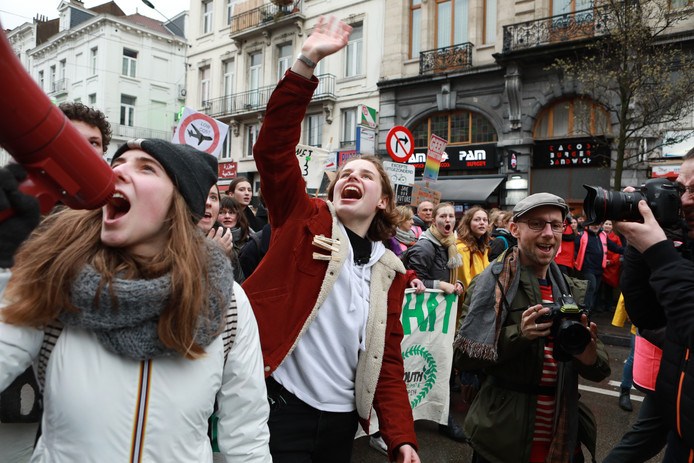 How the first school strike for climate of the year will go down in Brussels