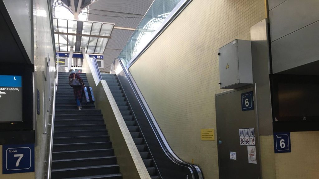 Escalators in Leuven station out of order since January