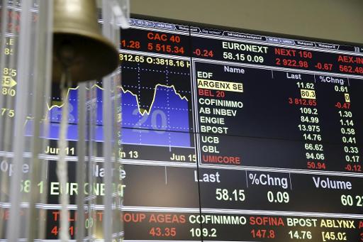 Brussels Stock Exchange down slightly at opening