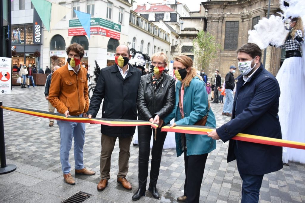 Brussels officially opens renovated Rue Neuve street