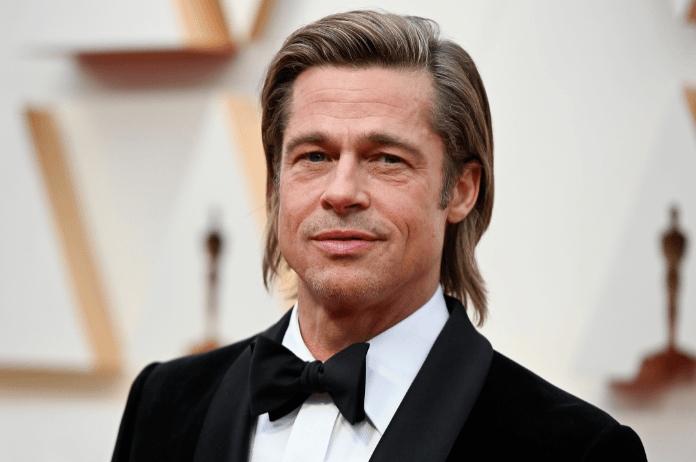 Brad Pitt spotted in Brussels