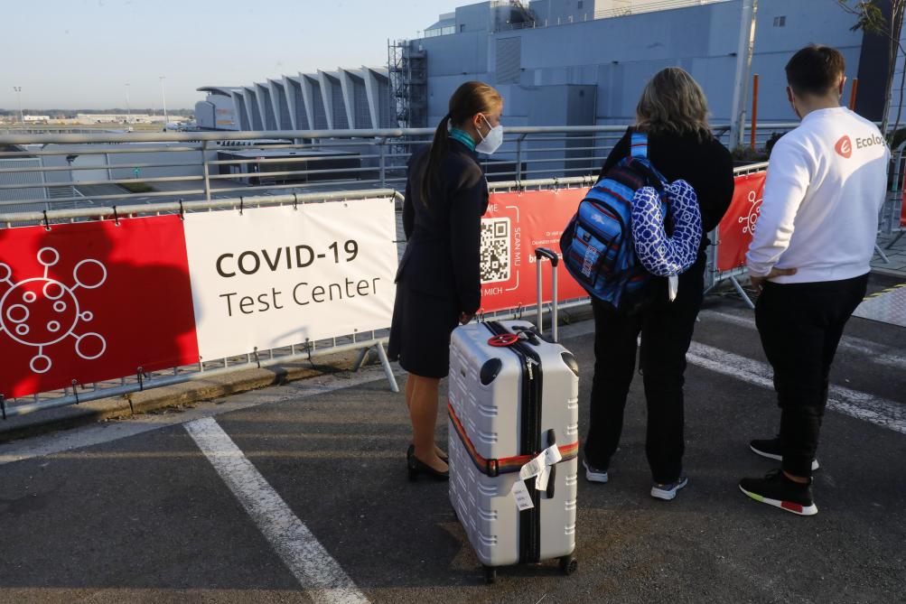 New coronavirus test centres opened at two Belgian airports