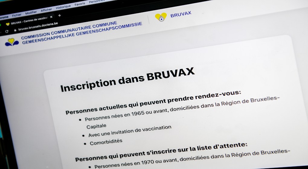 Brussels health authorities deny data violation on vaccination platform