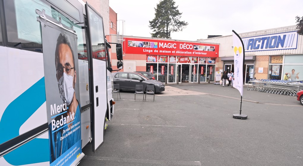 No vaccination buses in Brussels due to driver strike
