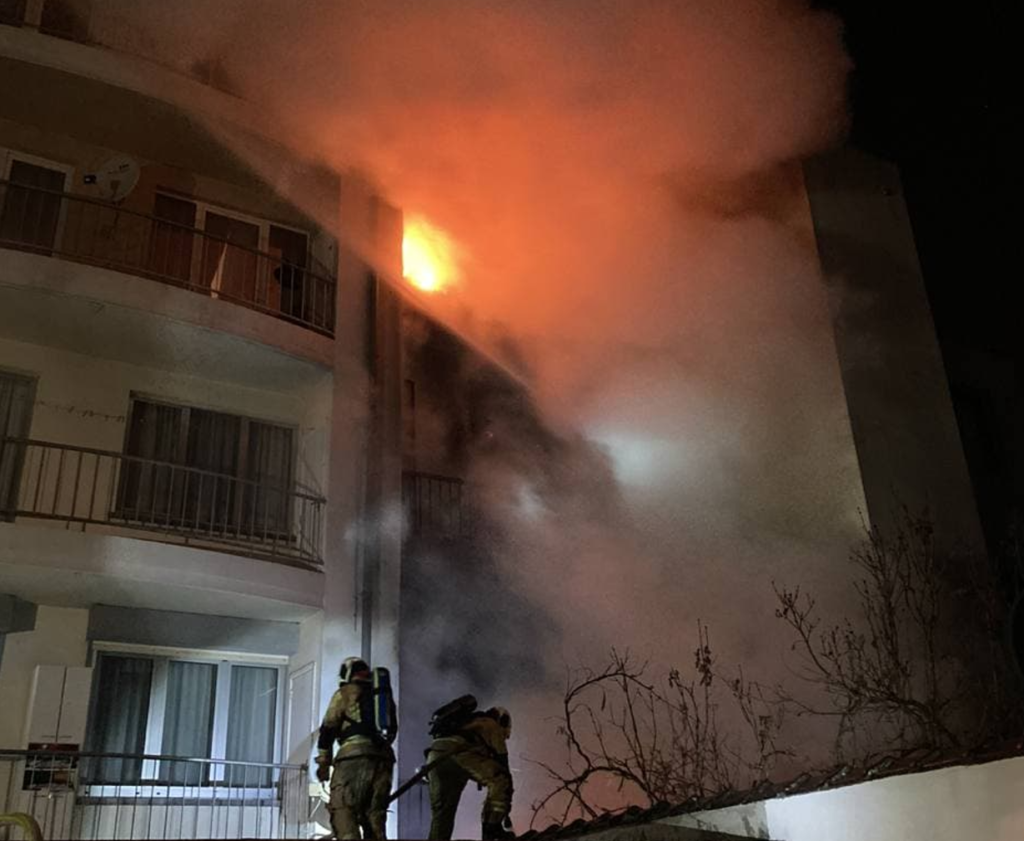 Thirteen residents evacuated after fire in Brussels