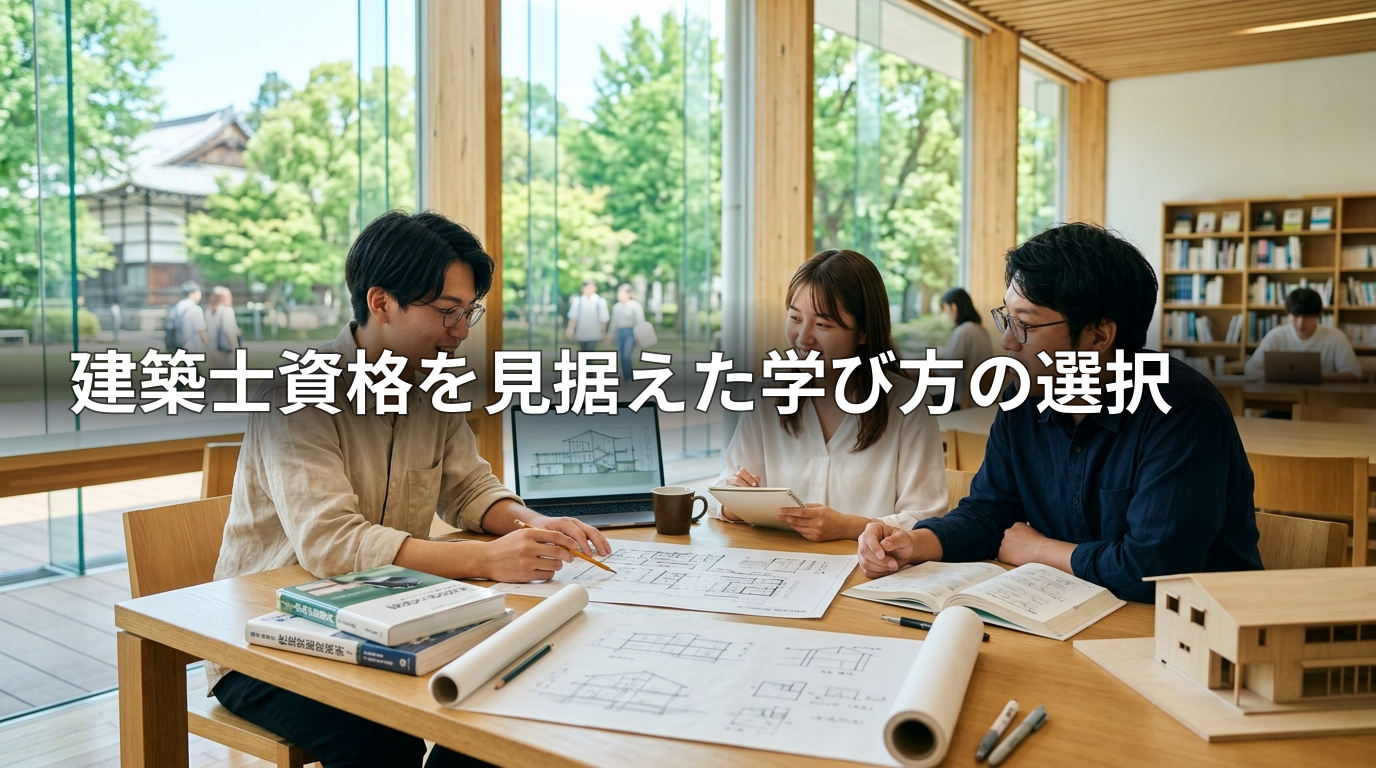 建築士資格を見据えた学び方の選択