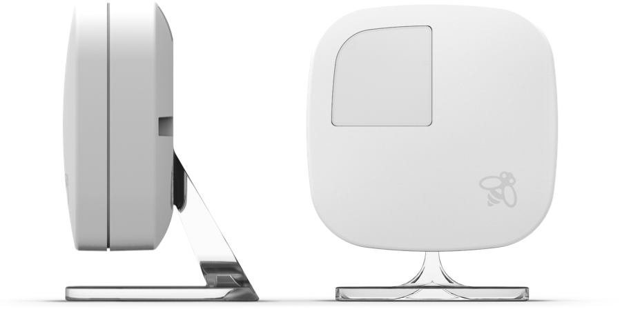 Test and control house temperature sensor locations.