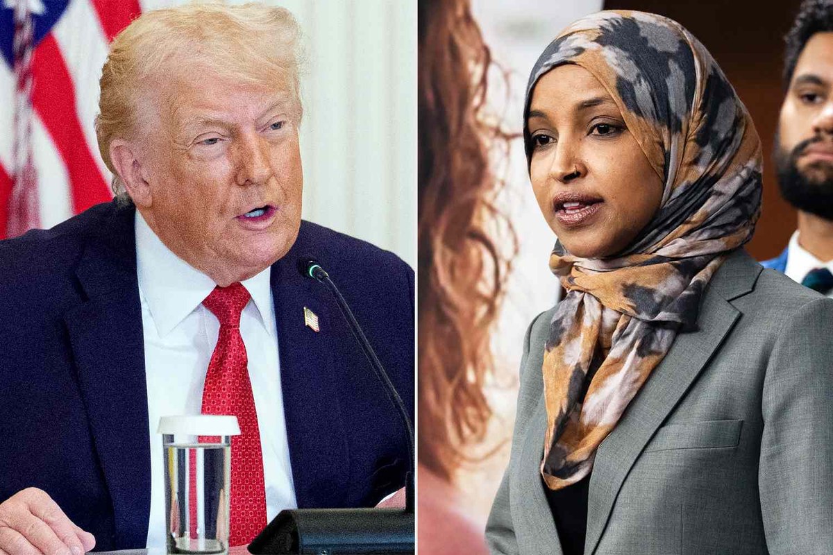 Trump Says Congresswoman Ilhan Omar Could Face Prison Over Immigration Probe